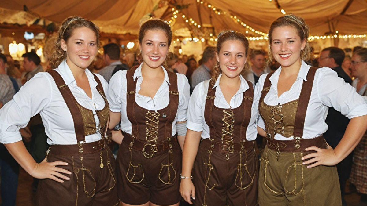 Festive Lederhosen Skirt for Women - Ideal for Cultural Events main image 1