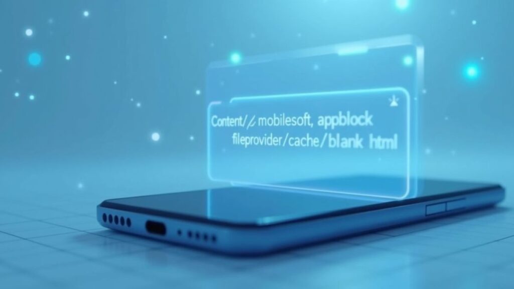 The Role of content://cz.mobilesoft.appblock.fileprovider/cache/blank.html in Mobile App Development