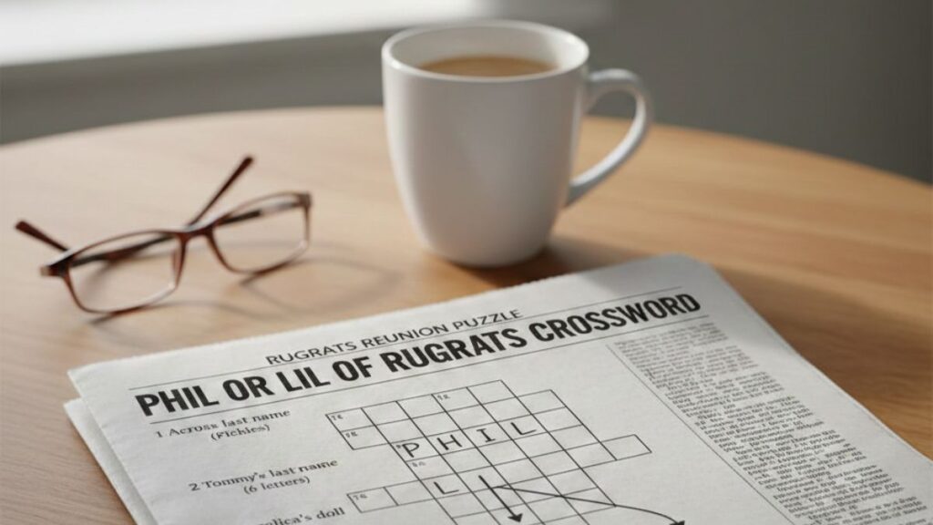 phil or lil of rugrats crossword